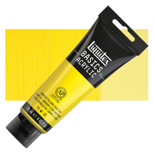 Liquitex Basics - Cadmium Yellow Light Hue, 4 oz tube
