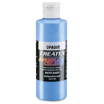 Open in modal - Createx Airbrush Color - 4 oz bottle of Opaque Sky Blue shown