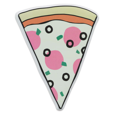 Pipsticks Big Puffy Sticker - Pizza (out of packaging)