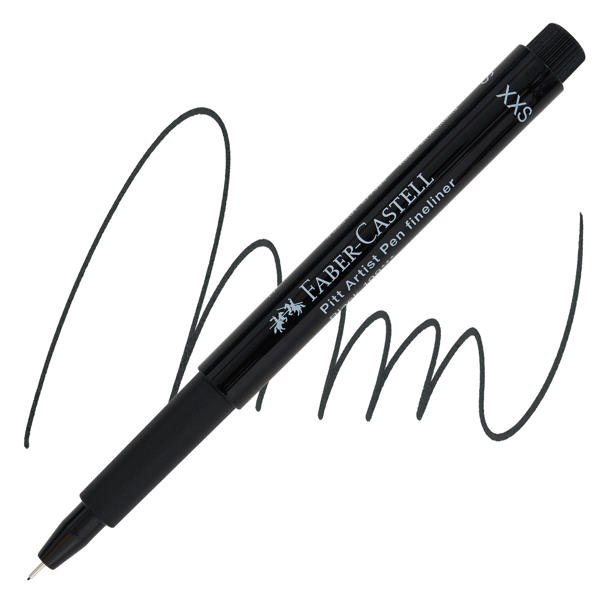 Faber-Castell Pitt Artist Pens - Black, Fineliner, Set of 4