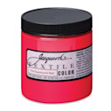 Jacquard Textile Color - Fluorescent Red, 8 oz jar