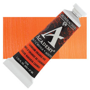 Grumbacher Academy Oil Color - Cadmium Orange Hue, 37 ml tube