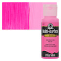 FolkArt Multi-Surface Acrylic Paint - Bright Pink, 59 ml