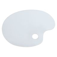 Kingart Oval Clear Acrylic Palette