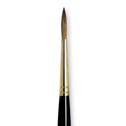 Da Vinci Maestro Kolinsky Brush - Full Belly Round, Short Handle, Size 4