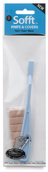 PanPastel Sofft Tools Knife and Covers, No. 2 Flat BLICK Art Materials