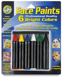 Crafty Dab Jumbo Crayon Face Paint | BLICK Art Materials