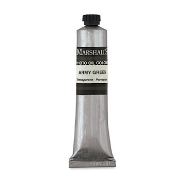 Open in modal - Marshall's Photo Oil Color - Army Green, 3/4" x 4" Tube