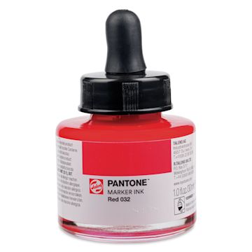 Open in modal - Talens Pantone Marker Ink Refill - Red 032, 30 ml
