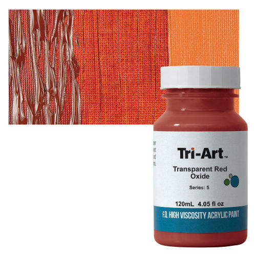 Tri-Art High Viscosity Artist Acrylic - Cadmium Yellow Deep, 120 ml jar