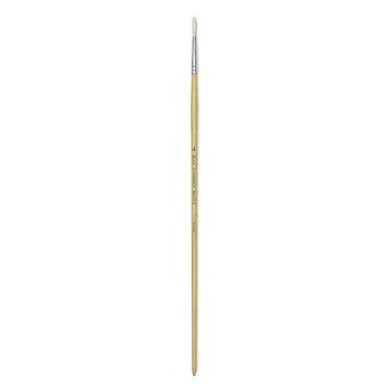 Open in modal - Blick Academic Bristle Brush - Round, Long Handle, Size 4