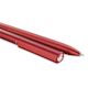 Pelikan Ineo Ballpoint Pen - Fiery Red showing both ends of the pen
