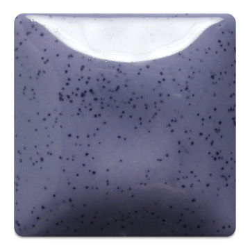 Mayco Speckled Stroke & Coat Glaze - Tile glazed in Speckled Purple Haze