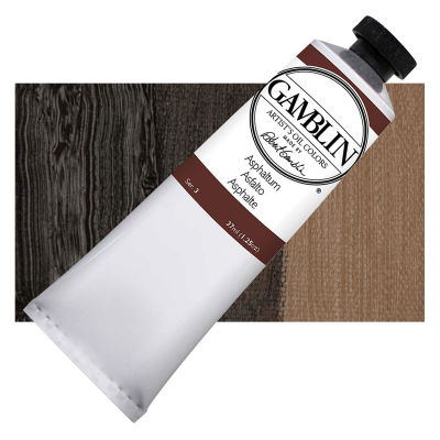 Gamblin Artist's Oil Color - Asphaltum, 37 ml tube