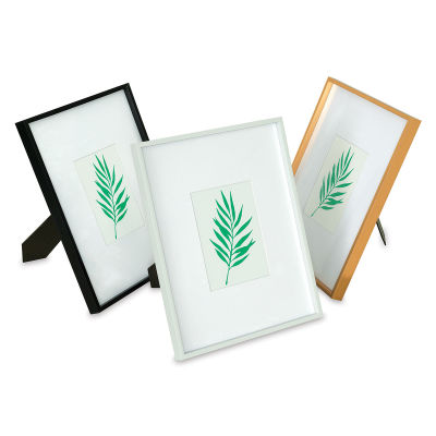 Blick Modern Gallery Frames with Mat | BLICK Art Materials