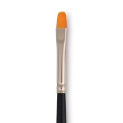Dynasty Finest Golden Synthetic Brush - Filbert, Size 4