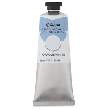 Open in modal - Cranfield Caligo Safe Wash Etching Ink - Opaque White, 75 ml Tube