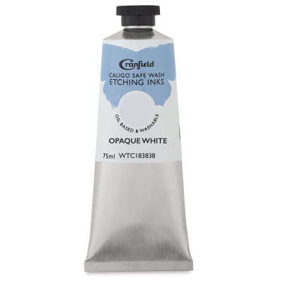 Cranfield Caligo Safe Wash Etching Ink - Opaque White, 75 ml Tube