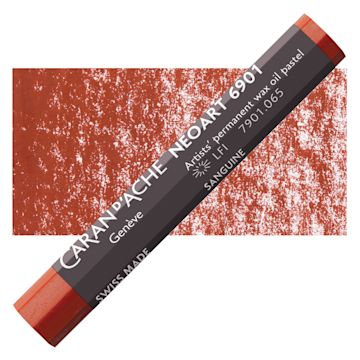 Open in modal - Caran d’Ache Neoart 6901 Pastel - Russet, pastel and swatch