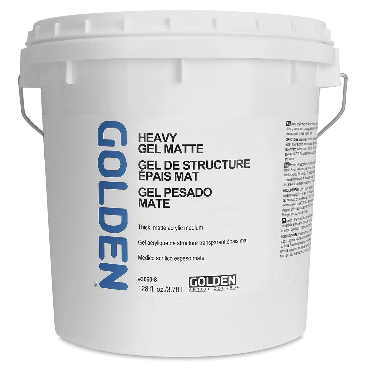 Golden Heavy Gel, Matte, Gallon, 128oz.