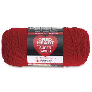Red Heart Super Saver Yarn-Cherry Red