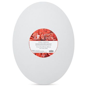 Open in modal - Fredrix Profile Cotton Canvas - 11" x 14", Oval