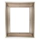 Blick Contour Floater Frame - 8" x 10" x 1-1/2", Silver