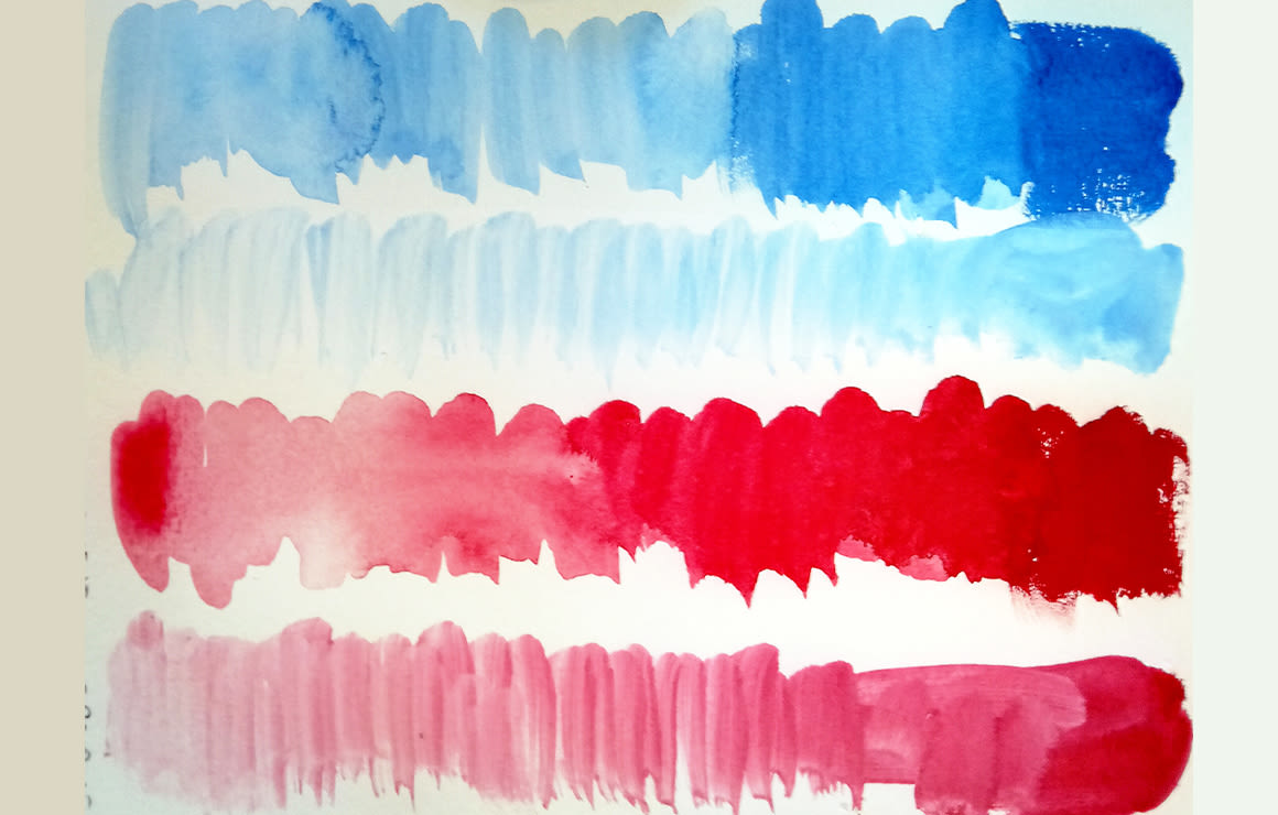Understanding the difference between watercolour and gouache whites