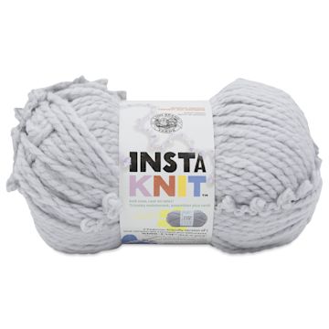 Open in modal - Lion Brand Yarn InstaKnit Yarn - Forever and a Grey, 122 yds