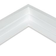 Ampersand Floaterframe - Bold, White 10" x 10", 1-1/2"