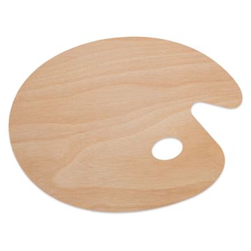 Kingart Oval Wooden Palette | BLICK Art Materials