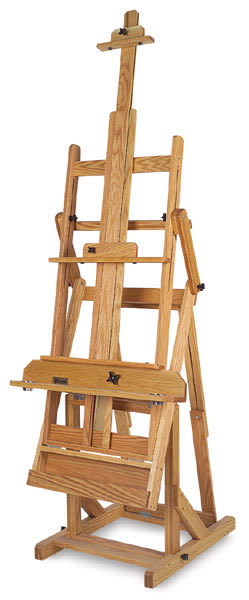 Best European Easel - Shown upright with mast partially extended