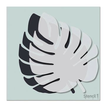 Open in modal - Stencil1 Stencil - Monstera, Large, 11'' x 11''