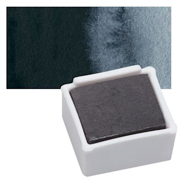 Open in modal - Derwent Graphitint Paint Pan - Steel Blue pan and swatch