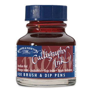 Open in modal - Winsor & Newton Calligraphy Ink - 30 ml, Indian Red