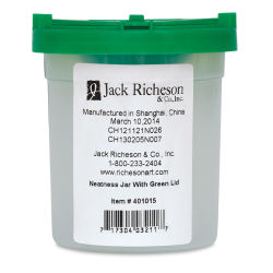 Richeson Neatness Jar - 8 oz, Extra Jar with Green Lid