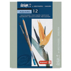 Bruynzeel Design Aquarel Pencil Set - Assorted Colors, Set of 12