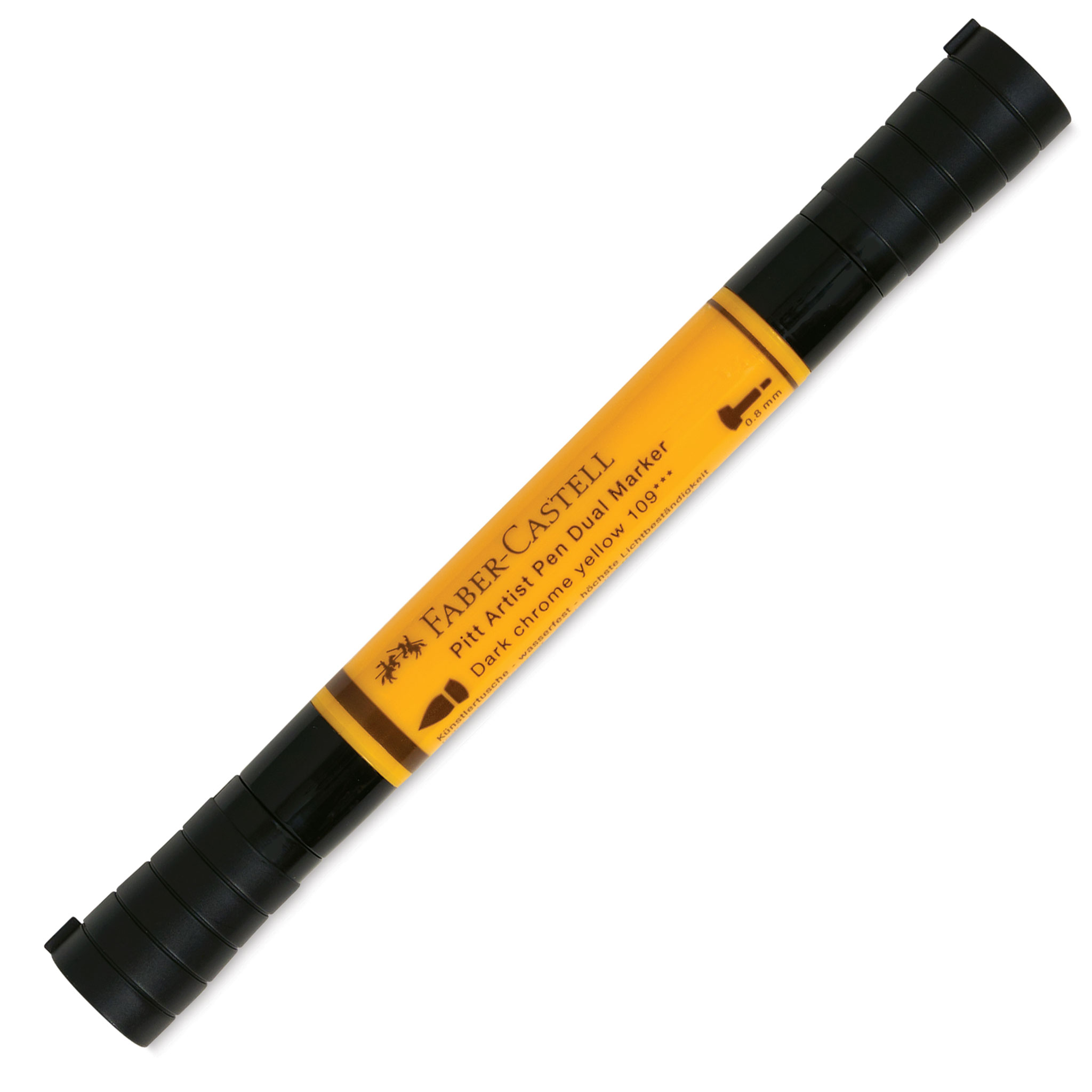 Faber-Castell Creative Marker Pen – Farbe „Orange Juice“, Permanent, Für Glas, Kunststoff, Metall & Papier