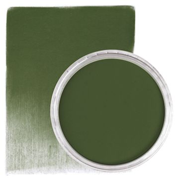 Open in modal - PanPastel Artists’ Painting Pastel - Chromium Oxide Green Shade, 660.3, swatch and pan