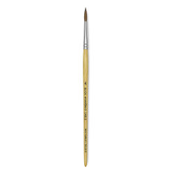 Blick Academic Sable Brush - Round, Natural Handle, Size 4