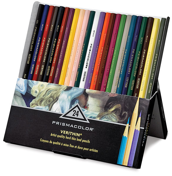  Prismacolor Verithin Colored Pencil, White (Pack of 12) : Wood  Colored Pencils : Office Products