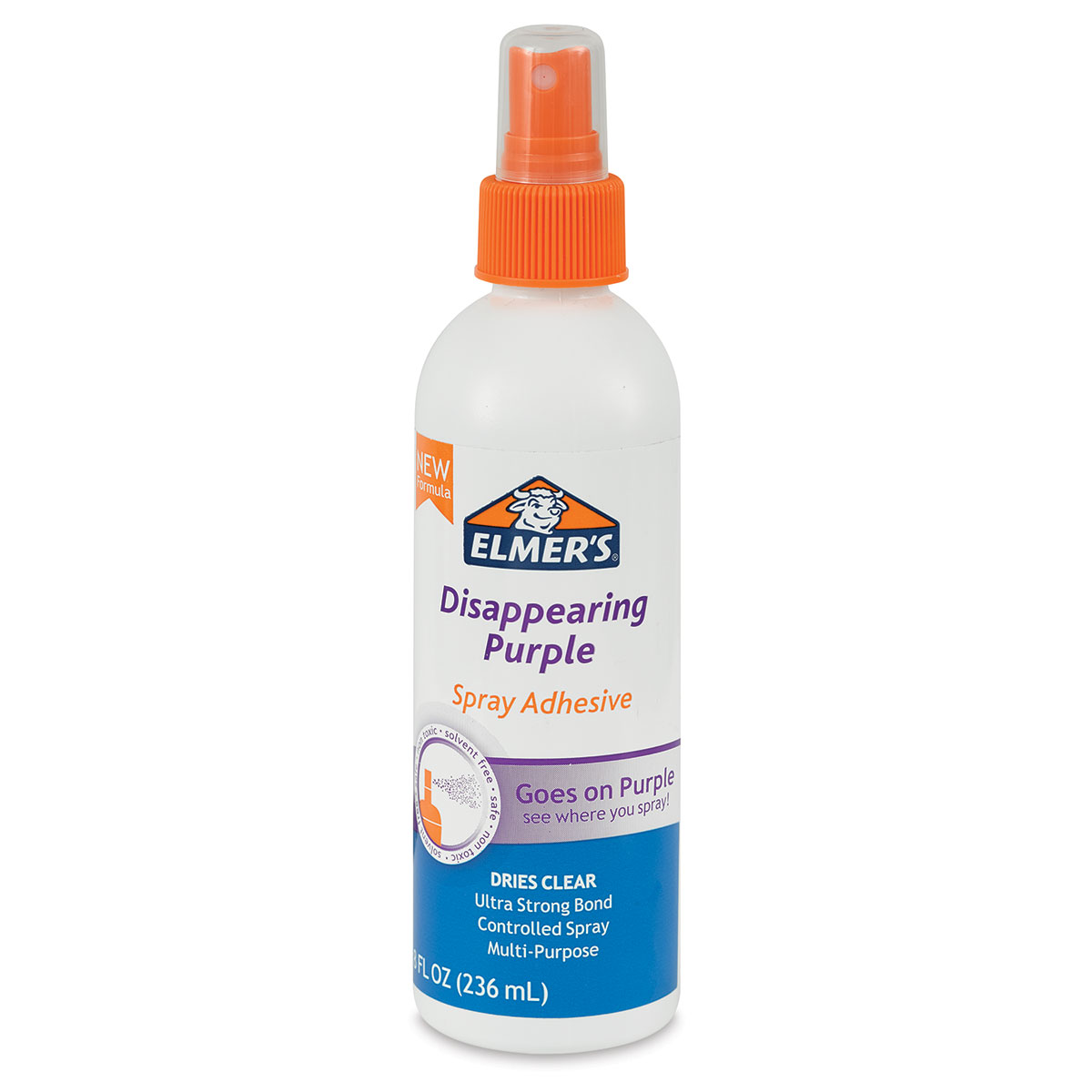 Office, New Elmers Spray Glue Adhesive Disappearing Purple 1 Fl Oz Seal X4