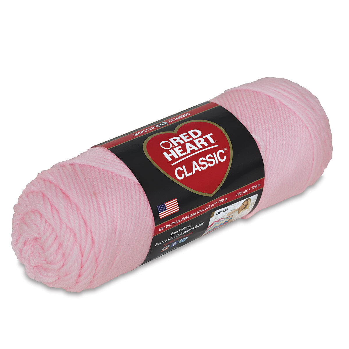 Red Heart Super Saver Jumbo Yarn-Perfect Pink