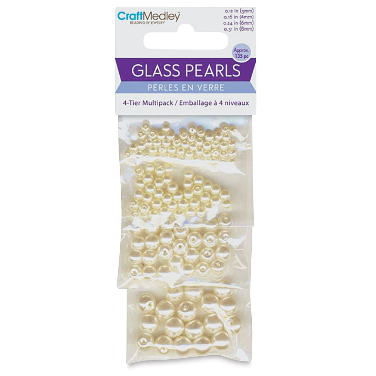 Craft Medley Pearl Glass Beads