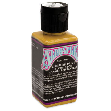 Alpha6 AlphaFlex Airbrush Textile and Leather Paint - Goldenrod, 2.5 oz