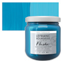 Lefranc & Bourgeois Flashe Vinyl Paint - Turquoise Blue, 400 ml jar