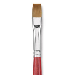 Princeton Synthetic Sable Brush - Bright, Long Handle, Size 12