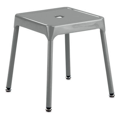 Safco Steel Guest Stool - Silver