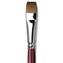 Da Vinci Kolinsky Red Oil Sable Brush - Bright, Long Handle, Size 14