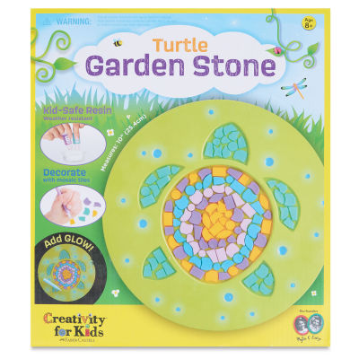 Creativity for Kids Garden Stones Kit - Turtle, front of the packaging